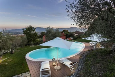 Villa Alberta, Panoramic 4 Bedrooms Farmhouse with Private Pool in Lucca close to Town Centre – Foto’s 9